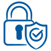 Navy Check Lock